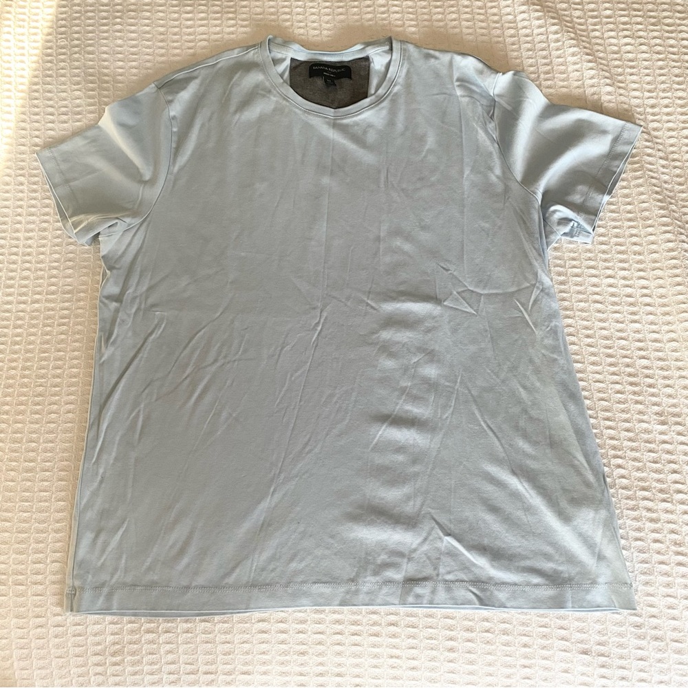 Banana Republic factory light blue short sleeve shirt size XL